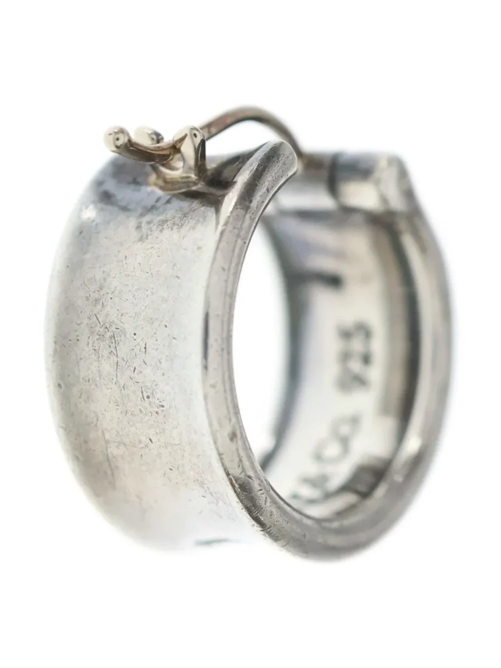 Tiffany & Co Narrow Hoop Earrings Silver